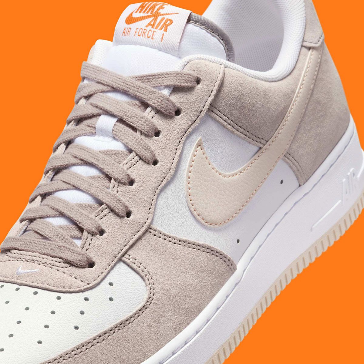 Nike Air Force 1 Low College Grey Laser Orange Summit White Ib3080 001 5