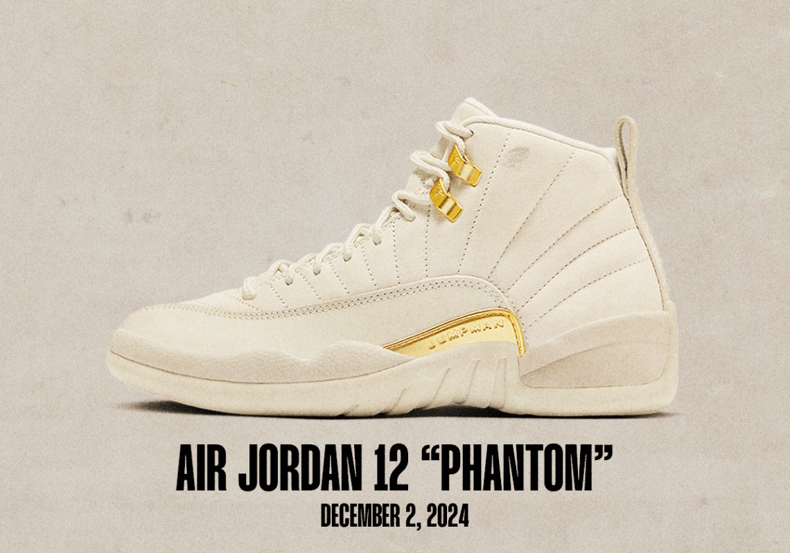 Sneaker Releases December 1 December 7 2024 Air Jordan 12 Phantom