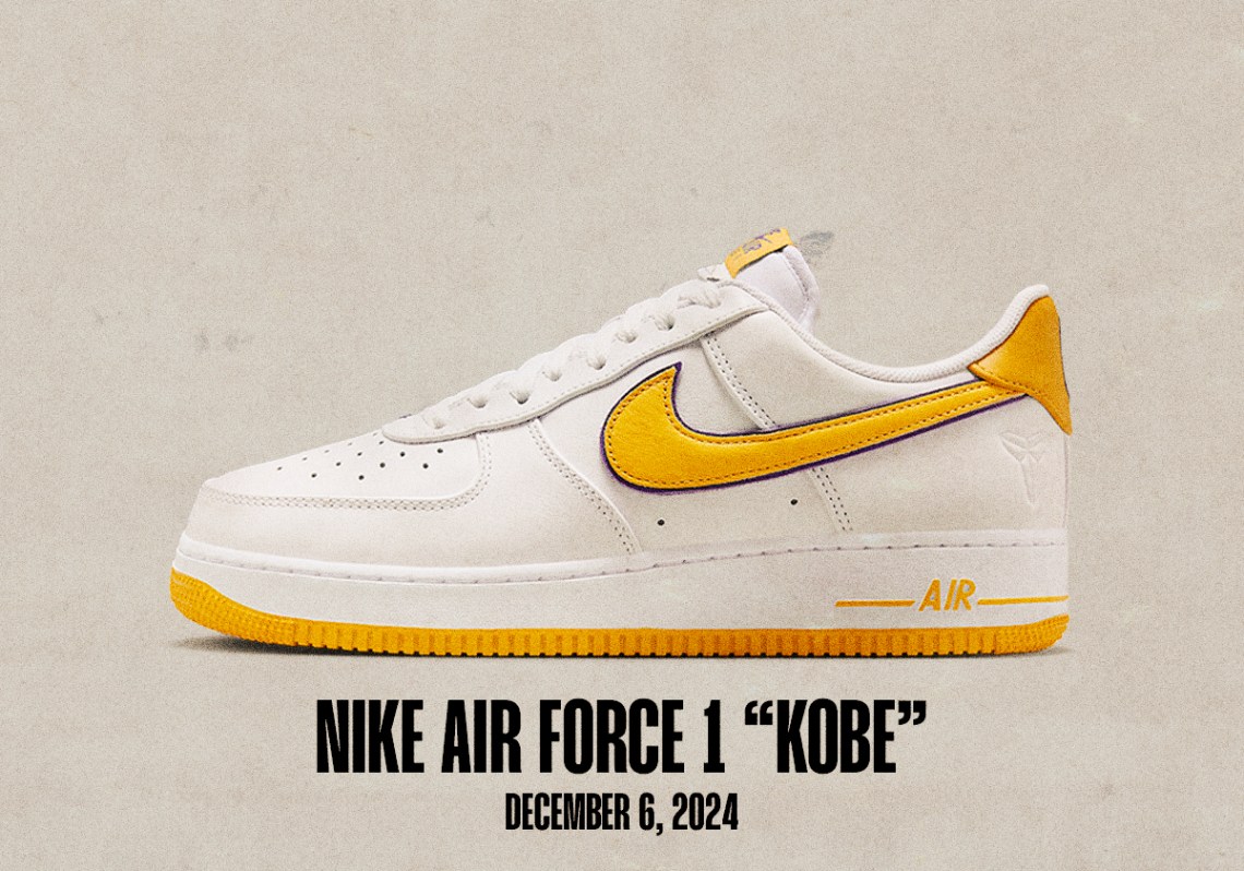 Sneaker Releases December 1 December 7 2024 Nike Air Force 1 Low Kobe