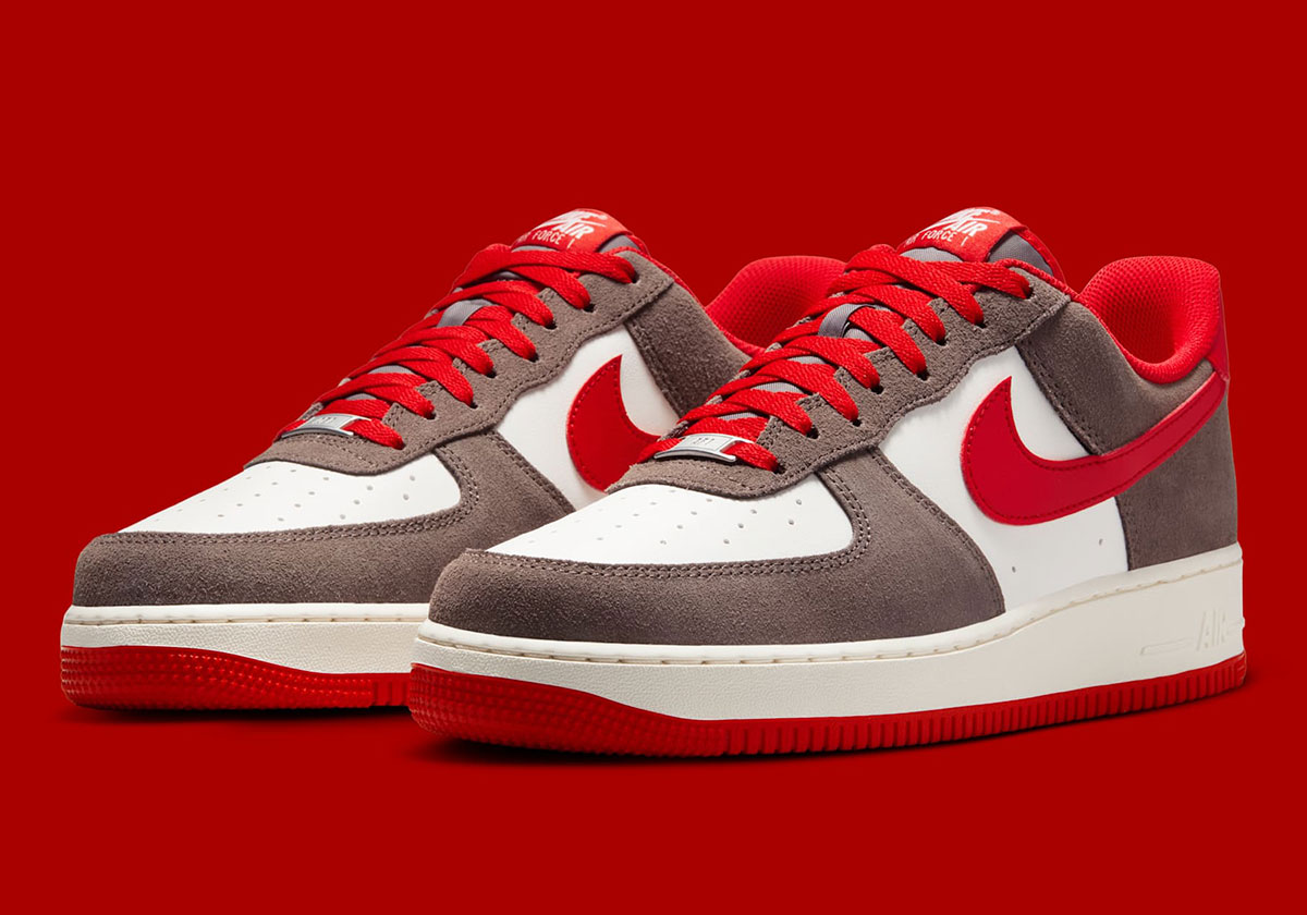 Nike Air Force 1 Low Brown Red Fq8714 201 2