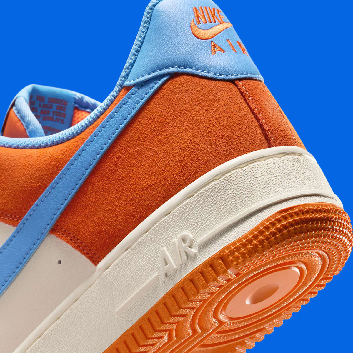 Nike Air Force 1 Low Safety Orange University Blue Fq8714 800 5